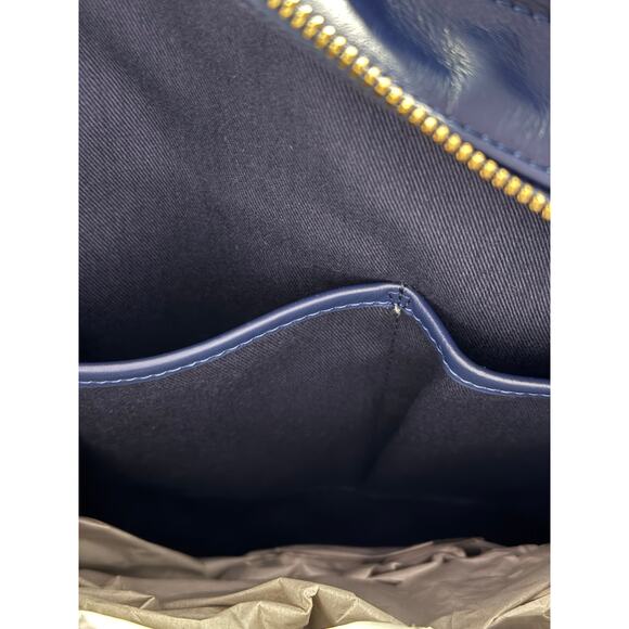 St. John Large Tote Bag in Navy Blue - Picture 8 of 10